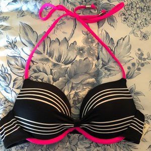 VS PINK Push Up Halter Bikini Top